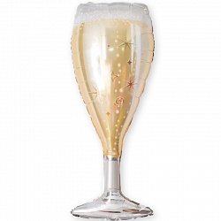 Шар (37''/94 см) Фигура, Фужер в звездах, 1 шт. Шар (37»/94 см) Фигура, Фужер в звездах, 1 шт.