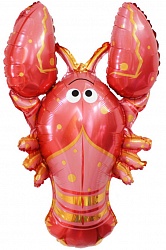 Шар с клапаном (15''/38 см) Мини-фигура, Лобстер, 1 шт. Шар с клапаном (15»/38 см) Мини-фигура, Лобстер, 1 шт.