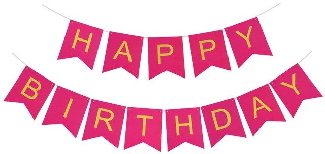 Гирлянда Флажки, Happy Birthday (золотые буквы), Фуше, Металлик, 210 см, 1 шт. Гирлянда Флажки, Happy Birthday (золотые буквы), Фуше, Металлик, 210 см, 1 шт.