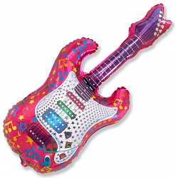 Шар (44''/112 см) Фигура, Гитара, Фуше, 1 шт. Шар (44»/112 см) Фигура, Гитара, Фуше, 1 шт.
