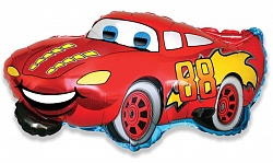 Шар (32''/81 см) Фигура, Гоночная машина, Красный, 1 шт. Шар (32»/81 см) Фигура, Гоночная машина, Красный, 1 шт.