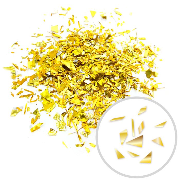 Конфетти Дробленые Золотые / 250 г / Конфетти Дробленые Золотые / 250 г /