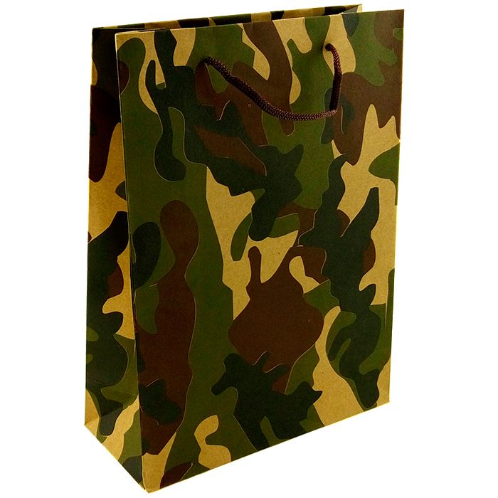Крафт-пакет подарочный "Камуфляж" / 31,5*23,5*8,5см, 1 шт Крафт-пакет подарочный «Камуфляж» / 31,5*23,5*8,5см, 1 шт