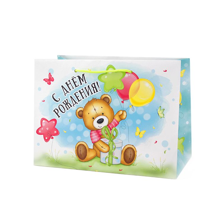 Пакет подарочный "Милый Мишка" / 52*35*17 см / 1 шт / Пакет подарочный «Милый Мишка» / 52*35*17 см / 1 шт /