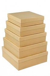Набор коробок, Крафт, 5 шт. Набор коробок, Крафт, 5 шт.