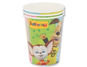 Стакан бум Барбоскины 250мл 6шт/G Стакан бум Барбоскины 250мл 6шт/G