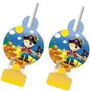 Язык-гудок с карт Маленький пират 6шт/G Язык-гудок с карт Маленький пират 6шт/G