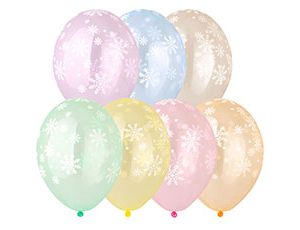 Шелкография кристалл 14" Снежинки нежные, 25 шт Шелкография кристалл 14″ Снежинки нежные, 25 шт