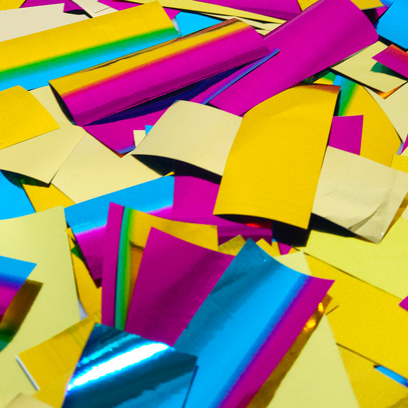 Конфетти фольга, Прямоугольники, Ассорти, 50гр, 1 шт Конфетти фольга, Прямоугольники, Ассорти, 50гр, 1 шт