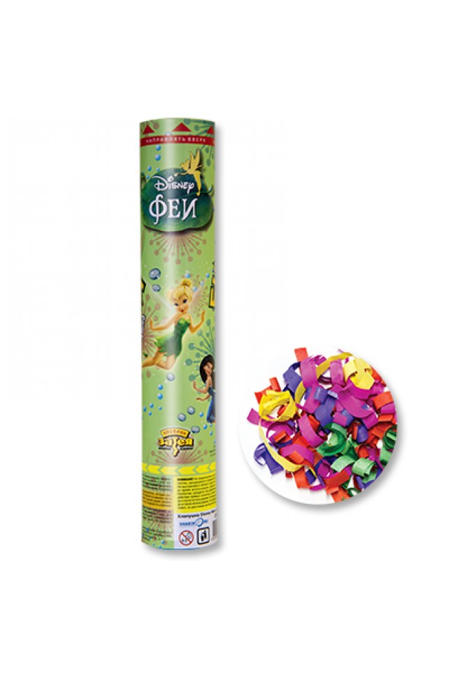 Хлопушка Disney Феи 30см пневмо, 1 шт Хлопушка Disney Феи 30см пневмо, 1 шт
