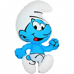 Шар (32''/81 см) Фигура, Смурф, 1 шт. Шар (32»/81 см) Фигура, Смурф, 1 шт.