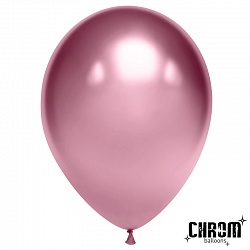 Шар (12''/30 см) Розовый, хром, 50 шт. Шар (12»/30 см) Розовый, хром, 50 шт.