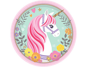 Тарелка Единорог Нежный 17см 8шт/А Тарелка Единорог Нежный 17см 8шт/А