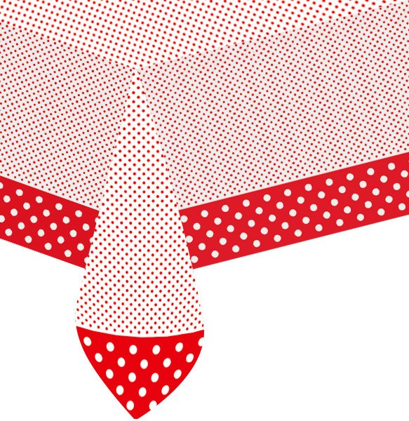 В Скатерть "Горох. Белый на красном" / 1 шт. / В Скатерть «Горох. Белый на красном» / 1 шт. /