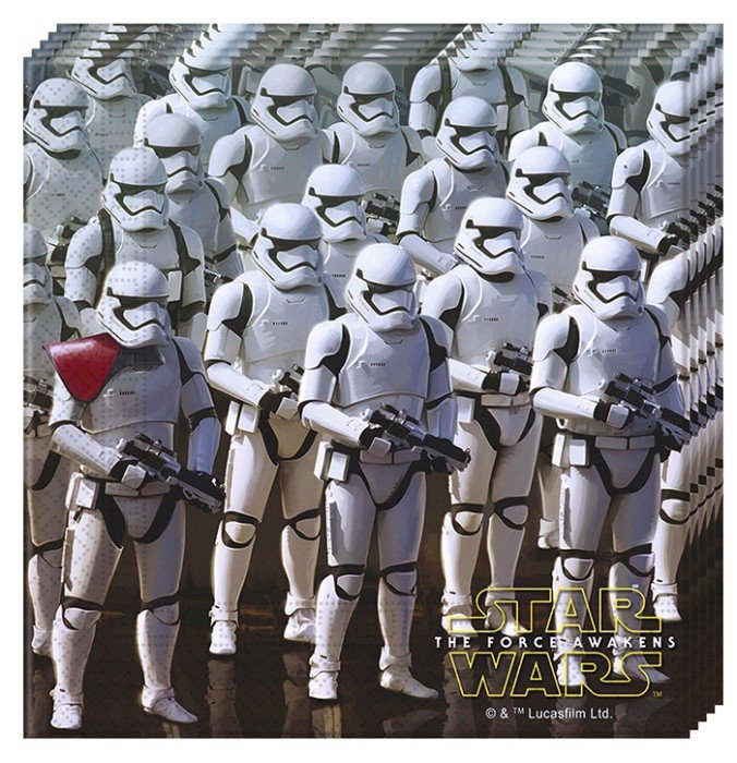 P Салфетки 33*33 см "Звездные войны" / Star Wars The Force Awakens / набор 20 шт. / P Салфетки 33*33 см «Звездные войны» / Star Wars The Force Awakens / набор 20 шт. /