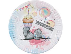 Тарелка бум ДР MeToYou Акварель 17см6штG Тарелка бум ДР MeToYou Акварель 17см6штG