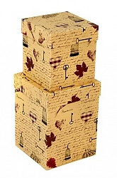 Набор коробок, Прованс, Крафт, 2 шт. Набор коробок, Прованс, Крафт, 2 шт.