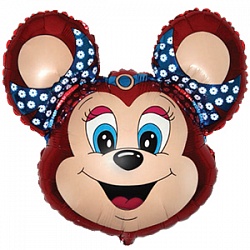 Шар (14''/36 см) Мини-фигура, Бабси-Маус, Красный, 1 шт. Шар (14»/36 см) Мини-фигура, Бабси-Маус, Красный, 1 шт.