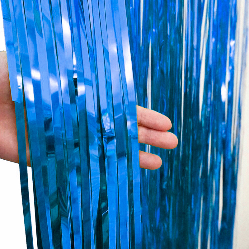 Занавес "Дождик" Синий 2,4 м*0,91 м / 1 шт. / Занавес «Дождик» Синий 2,4 м*0,91 м / 1 шт. /