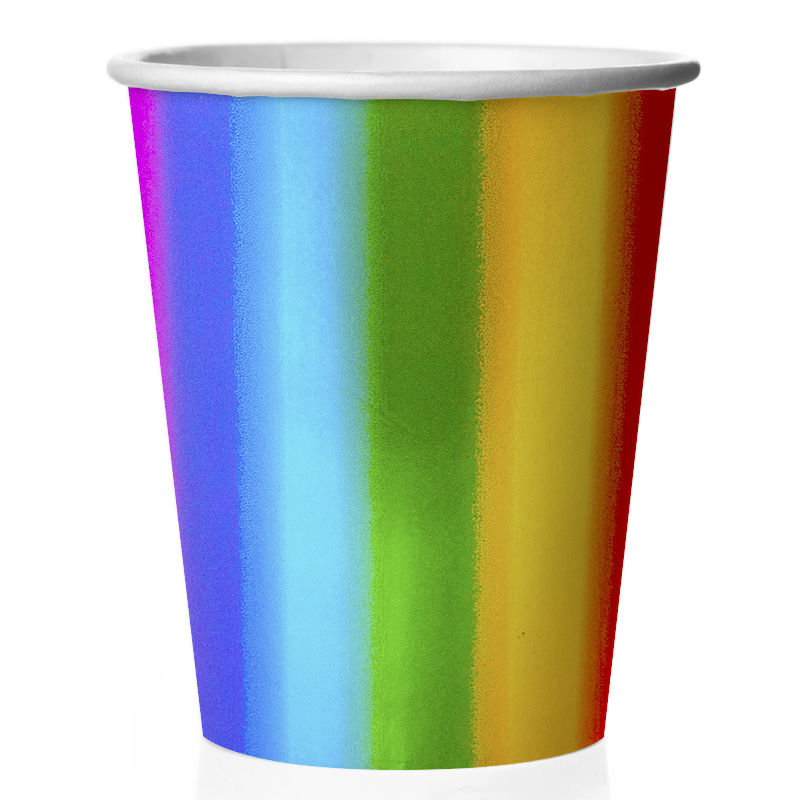 Стаканы (250 мл) Радужный, Голография, 6 шт. Стаканы (250 мл) Радужный, Голография, 6 шт.