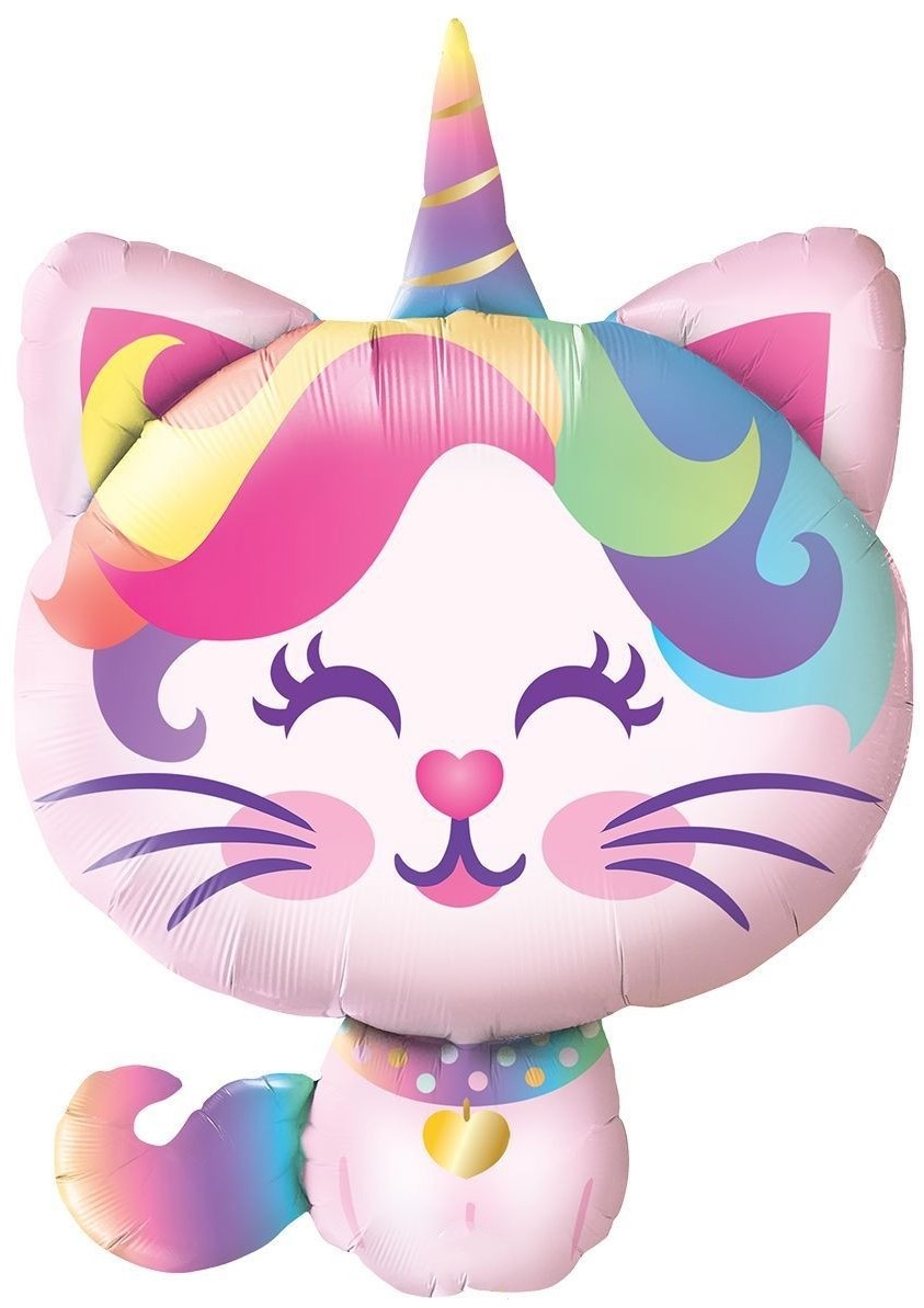 91514631_a70f_11e9_a821_0cc47a2bb92d_000f5ccc_c384_11ea_a823_0cc47a2bb92d Шар (36»/91 см) Фигура, Котенок-радужный единорог, 1 шт.