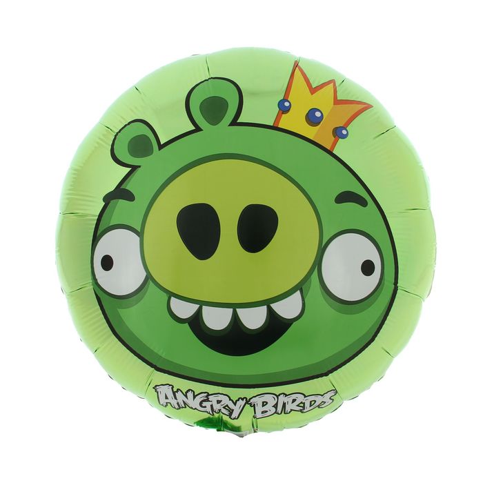 А 18" Angry Birds Король Свиней S60, 1шт А 18″ Angry Birds Король Свиней S60, 1шт