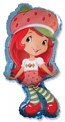 Шар (14''/36 см) Мини-фигура, Клубничка, 1 шт. Шар (14»/36 см) Мини-фигура, Клубничка, 1 шт.