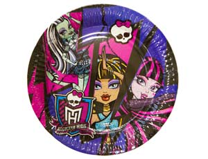 Тарелка Monster High 17см 8шт/A Тарелка Monster High 17см 8шт/A