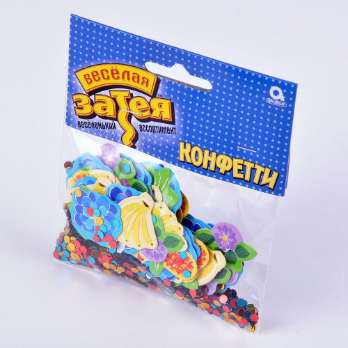 Конфетти Фрукты Цветы 14гр/А, 1шт Конфетти Фрукты Цветы 14гр/А, 1шт