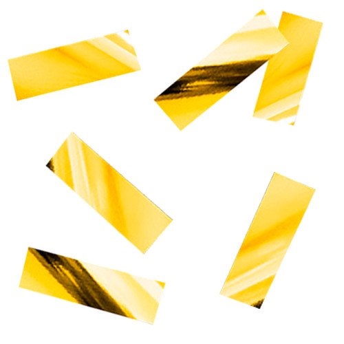 Конфетти "Прямоугольные золотые" фольгированные 5*1 см / 500 г / Конфетти «Прямоугольные золотые» фольгированные 5*1 см / 500 г /