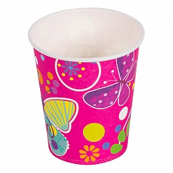 Стаканы Бабочки, 180мл, 6шт. Стаканы Бабочки, 180мл, 6шт.