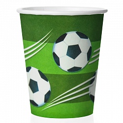 Стаканы (250 мл) Футбольный мяч, 6 шт. Стаканы (250 мл) Футбольный мяч, 6 шт.