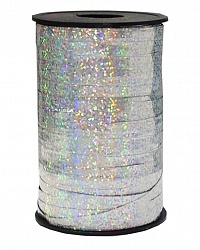 Лента голография (0,5 см x 250 м) Серебро, 1шт Лента голография (0,5 см x 250 м) Серебро, 1шт