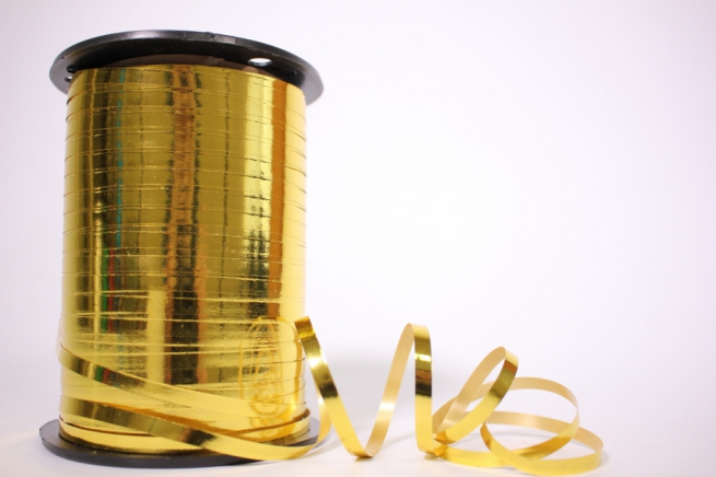 Лента металлизированная - 0.5х250y Золотая, 1шт Лента металлизированная — 0.5х250y Золотая, 1шт