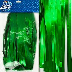 Занавес Дождик, Зеленый, Матовый, 100*200 см Занавес Дождик, Зеленый, Матовый, 100*200 см