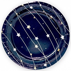 Тарелки (9''/23 см) Звездная траектория, Черный, 6 шт. Тарелки (9»/23 см) Звездная траектория, Черный, 6 шт.