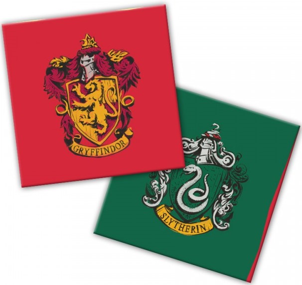 Салфетки, Гарри Поттер (гербы), 33*33 см, 20 шт. Салфетки, Гарри Поттер (гербы), 33*33 см, 20 шт.