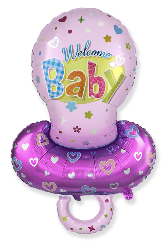 de559d43_d4c0_11eb_9220_3cecef035c95_de559d44_d4c0_11eb_9220_3cecef035c95 Шар (40»/102 см) Фигура, Соска-пустышка для девочки, Розовый, 1 шт.