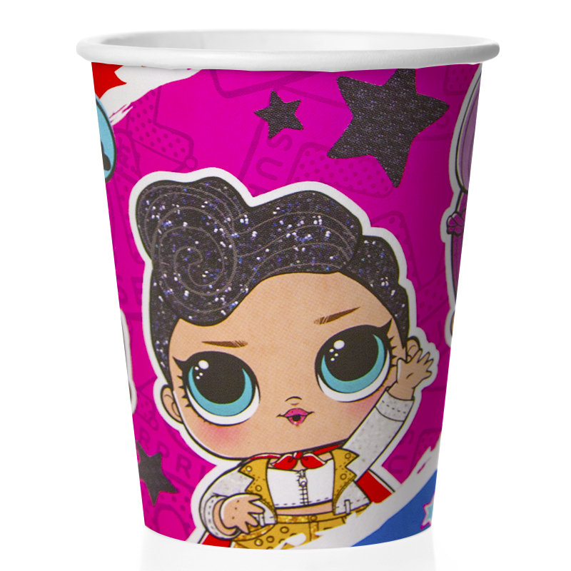 Стаканы (250 мл) Кукла ЛОЛ (LOL), Рок-звезды, Розовый, 6 шт. Стаканы (250 мл) Кукла ЛОЛ (LOL), Рок-звезды, Розовый, 6 шт.