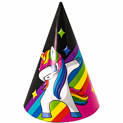 Колпаки, Танцующий единорог, 6 шт. Колпаки, Танцующий единорог, 6 шт.