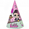 Колпаки Кукла ЛОЛ (LOL), Розовый/Мятный, 6 шт. Колпаки Кукла ЛОЛ (LOL), Розовый/Мятный, 6 шт.