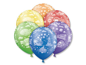 Шелкография пастель 14" Транспорт, 25 шт Шелкография пастель 14″ Транспорт, 25 шт