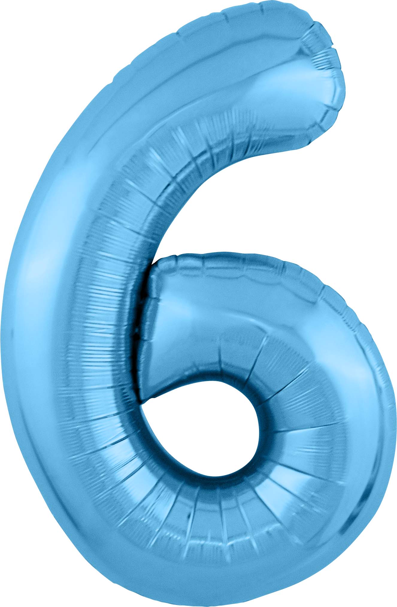 fc251263_1474_11ea_a822_0cc47a2bb92d_2e4788da_e7f6_11eb_9220_3cecef035c95 Шар (40»/102 см) Цифра, 6 Slim, Голубой, 1 шт. в упак.