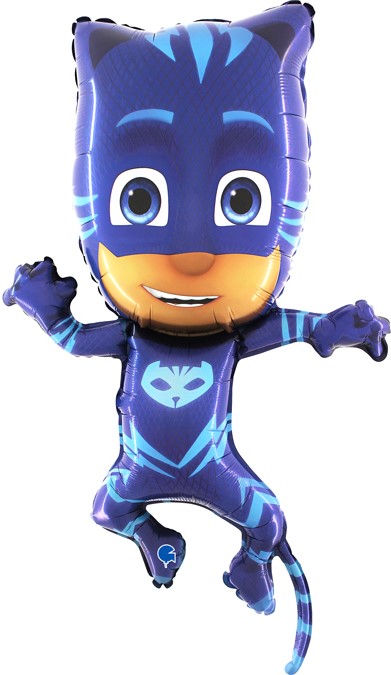 Шар (44''/112 см) Фигура, Герои в масках, Кэтбой, Синий, 1 шт. Шар (44»/112 см) Фигура, Герои в масках, Кэтбой, Синий, 1 шт.
