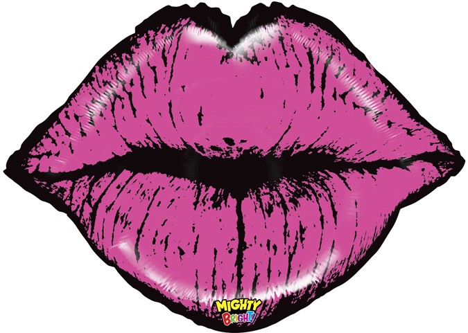 Шар (30''/76 см) Фигура, Губы, Розовый, 1 шт. Шар (30»/76 см) Фигура, Губы, Розовый, 1 шт.