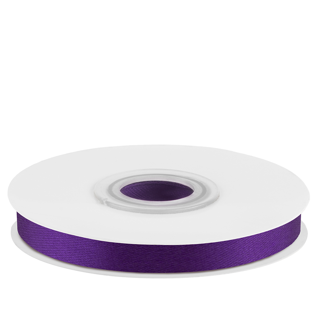 6581da38_2448_41aa_8f1d_9eee95f70485_b54d19ac_ae69_11ef_b62f_5c6f6916e93d Лента атласная (0,7 см*22,85 м) Темно-фиолетовый, 1 шт.