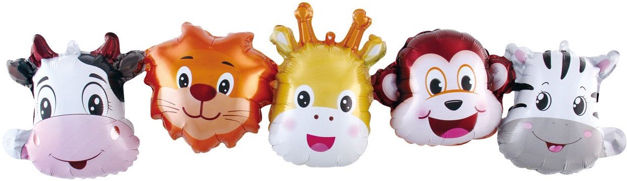 Гирлянда (42''/107 см) Фигура, Зверята, Ассорти, 2 шт. в упак. Гирлянда (42»/107 см) Фигура, Зверята, Ассорти, 2 шт. в упак.