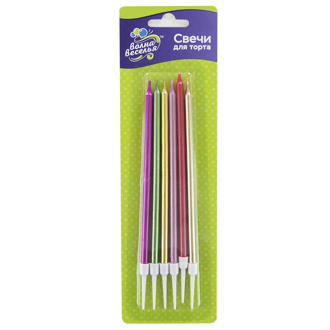 Свечи Коктейльные, Ассорти для девочки, 0,26*17 см, 24 шт. Свечи Коктейльные, Ассорти для девочки, 0,26*17 см, 24 шт.
