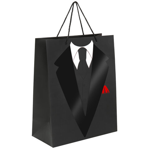 Пакет подарочный (1 штука) 26x13x32 см, ЗОЛОТАЯ СКАЗКА "Especially For Men", выборочный лак Пакет подарочный (1 штука) 26x13x32 см, ЗОЛОТАЯ СКАЗКА «Especially For Men», выборочный лак