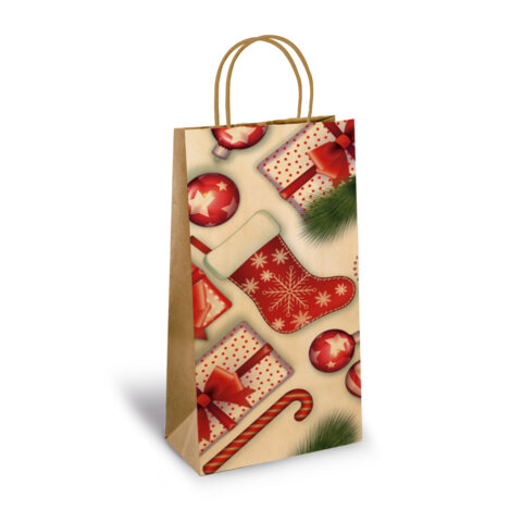 Пакет подарочный 12x8x25см, ЗОЛОТАЯ СКАЗКА, 1шт. Пакет подарочный 12x8x25см, ЗОЛОТАЯ СКАЗКА, 1шт.